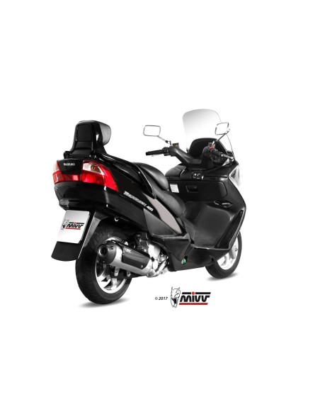 escape completo mivv 1x1 urban st steel suzuki burgman 250 burgman 400 2003 06