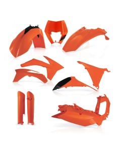 kit de plasticos acerbis 0016234 010a 2 naranja para ktm exc y exc f 2012 2013