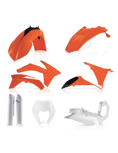 kit de plasticos acerbis 0016234 553 012a 4 replica ktm para exc y exc f 2012 2013