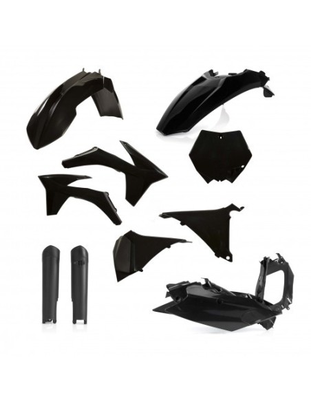 kit de plasticos acerbis 0015701 090 negro para ktm sx 125 150 250 2011