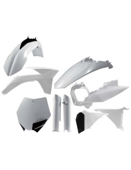 kit de plasticos acerbis 0015702 030 blanco para ktm sx f 250 2011