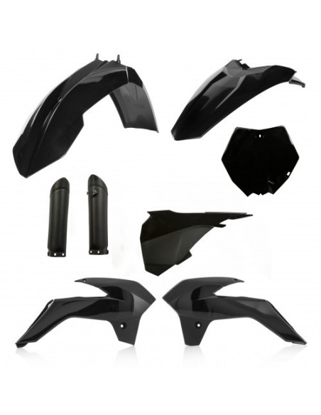 kit de plasticos acerbis 0016902 090 negro para ktm sx 85 2013 2017