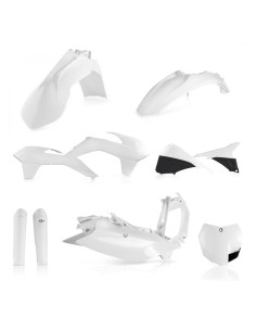 kit de plasticos acerbis 0017843 030 blanco para ktm sx y sx f 2015 2016