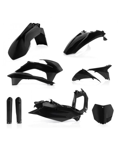 kit de plasticos acerbis 0017843 090 negro para ktm sx y sx f 2015 2016