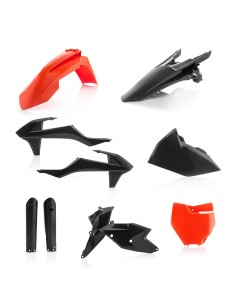 kit de plasticos acerbis 0021741 313 negro naranja para ktm sx y sx f 2016 2018 2