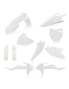 kit de plasticos acerbis 0022933 030 blanco para ktm sx 85 2018 2024 2