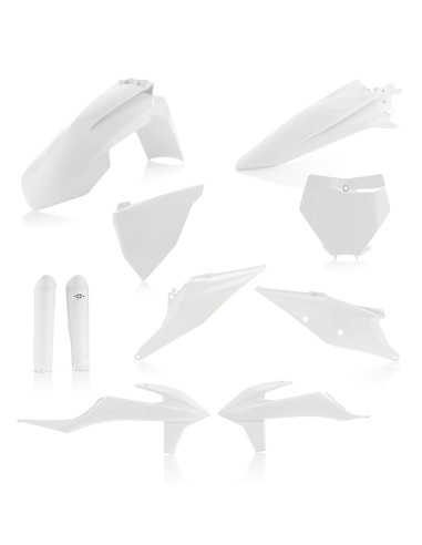 kit de plasticos acerbis 0023479 030 blanco para ktm sx y sx f 2019 2022