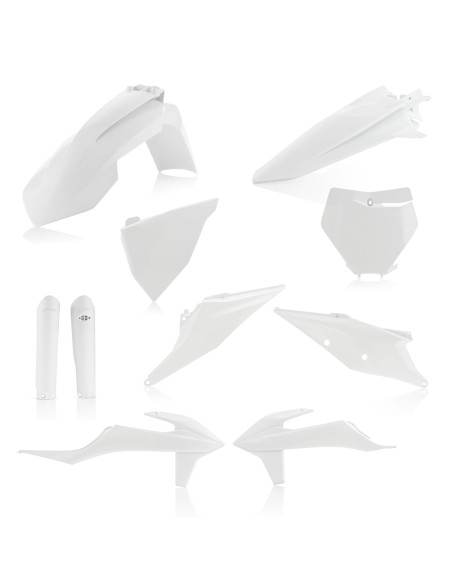 kit de plasticos acerbis 0023479 030 blanco para ktm sx y sx f 2019 2022