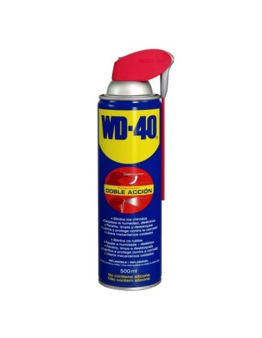 lubricante multiuso wd 40 34034 doble accion spray 500 ml