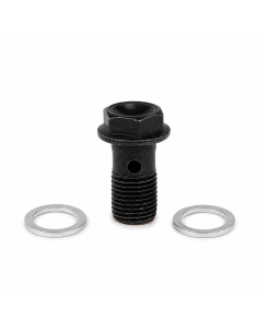 Tornillo latiguillo Brembo rosca 10x1 corto con arandelas