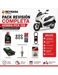 Kit de mantenimiento Honda PCX 125 2013-2014 Motul Bando Hiflofiltro NGK