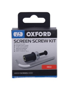 tornillos cuupla carenado rojos 4mm oxford screen screw kit 2