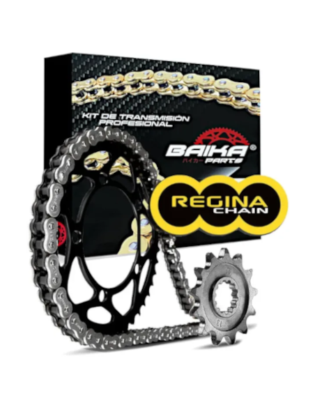 Kit de transmisión Benelli Leoncino 800 JT Sprockets 16/46 con cadena Regina ZRA 525 112 pasos