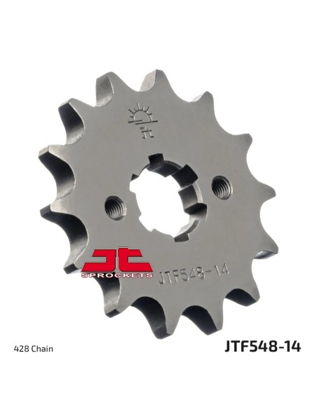 Kit de transmisión Yamaha YBR 125 2007-2014 JT Sprockets 14/45 con cadena Regina 420 120 pasos