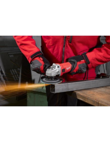 amoladora angular de 800w milwaukee ag 800 125 e 4933451211