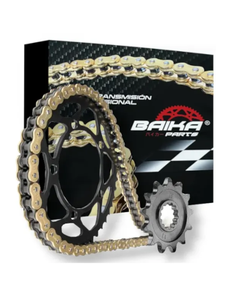 Kit de transmisión Aprilia Tuareg 600 y Pegaso 600 JT Sprockets 17/43 con cadena Regina ZRA 520 108 pasos
