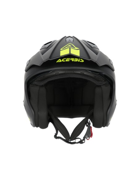 casco acerbis jet aria 22 06 negro con visor integrado talla m
