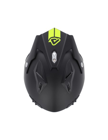 casco acerbis jet aria 22 06 negro con visor integrado talla m