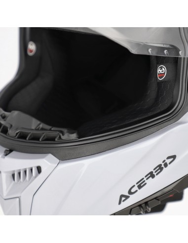 casco integral moto acerbis tarmak x fibra ece 22 06 color gris 0027315