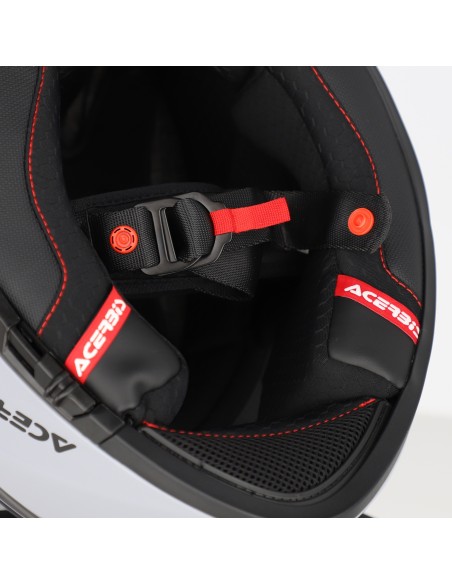 casco integral moto acerbis tarmak x fibra ece 22 06 color gris 0027315