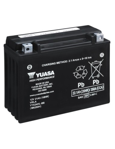 Batería Yuasa YTX24HL-BS Alto Rendimiento