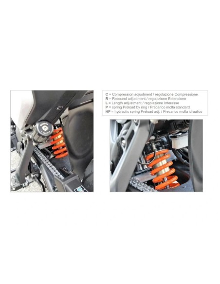 amortiguador trasero matris m46k pk para honda xl750 transalp rd16 mh281 32p