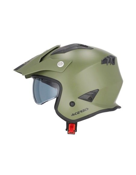casco acerbis jet aria 22 06 verde militar mate 0025055 582