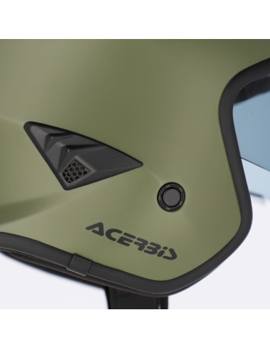 casco acerbis jet aria 22 06 verde militar mate 0025055 582