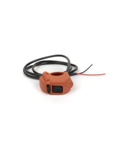 interruptor derecho domino 0407ab 5d 04 00 serie 5d naranja con cable 1000 mm 2