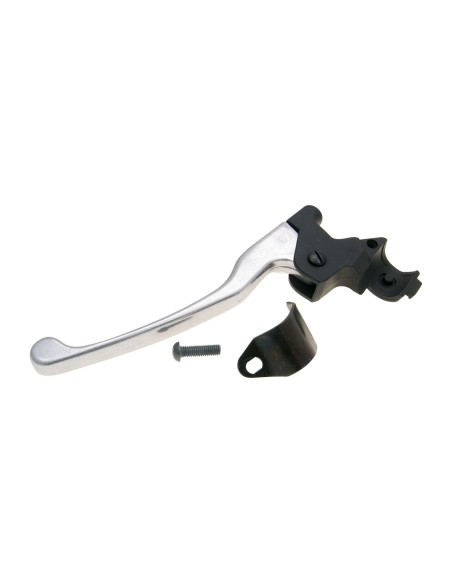 maneta domino izquierda con soporte para aprilia sr50 srw habana