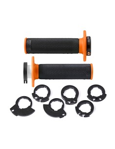 punos moto domino d lock negro naranja con polea 22 26 mm push pull ktm husqvarna 2