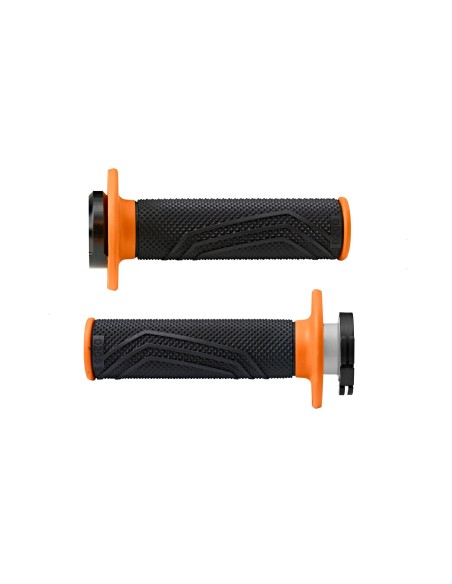 punos moto domino d lock negro naranja con polea 22 26 mm push pull ktm husqvarna