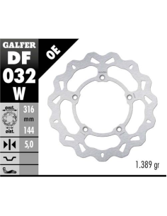 disco freno moto galfer wave fijo 316x5mm df032w