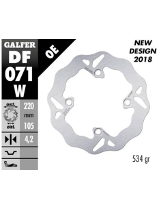 disco freno delantero galfer wave fijo 220x4mm df071w