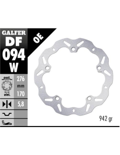 disco freno moto galfer wave fijo 276x5 8mm df094w
