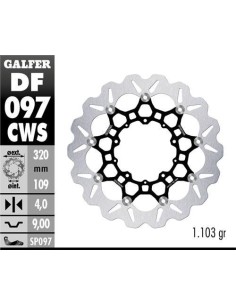 disco de freno galfer honda x adv 750 df097cws