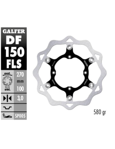 disco freno moto galfer wave flotante 270x3mm df15