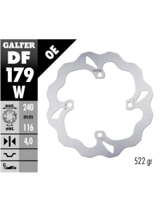 disco freno moto galfer wave fijo 240x4mm df179w