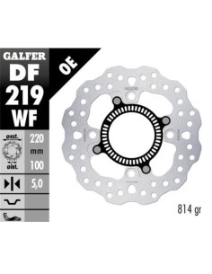 disco de freno trasero kawasaki zx 4r my23 galfer