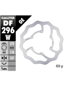disco freno moto galfer wave fijo 270x3mm df296w