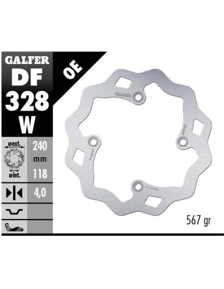 disco freno moto galfer wave fijo 240x4 5mm df328w