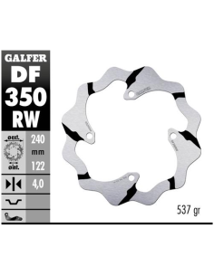 disco freno moto galder wave fijo 240x4mm df350rw