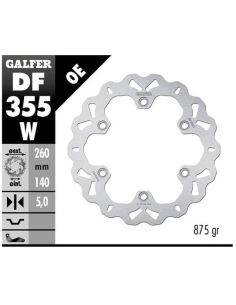 disco freno moto galfer wave fijo 260x5mm df355w