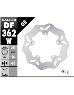 disco freno moto galfer wave fijo 200x4mm df362w