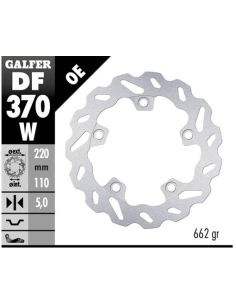 disco freno moto galfer wave fijo 220x5mm df370w