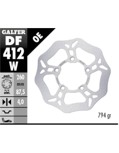 disco freno moto galfer wave fijo 260x4mm df412w