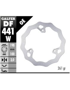 disco freno moto galfer wave fijo 198x3mm df441w