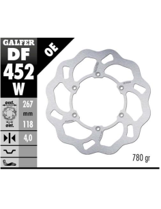 disco freno moto galfer wave fijo 220x4mm df452w