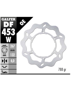 disco freno moto galfer wave fijo 267x4mm df453w