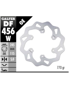 disco freno moto galfer wave fijo 245x5mm df456w